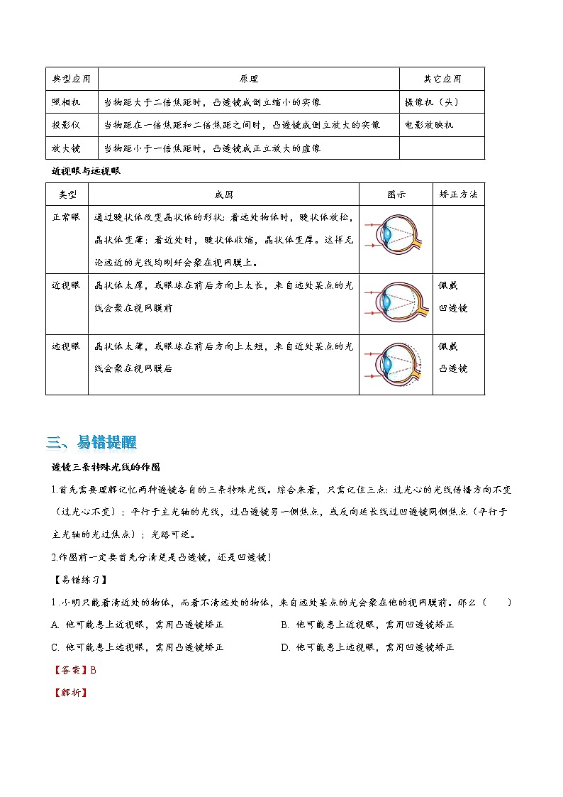 专题3 透镜及其应用(解析版)第2页