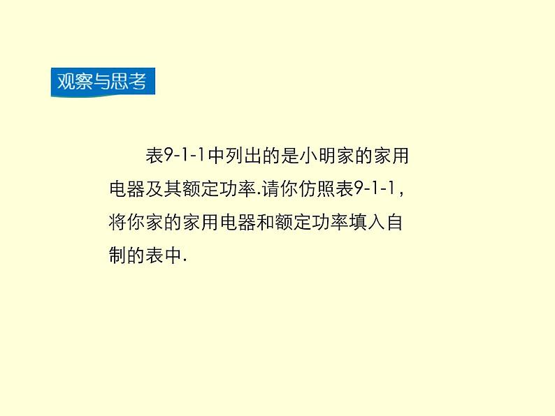 教科版九年级下册物理 9.1家用电器 课件05