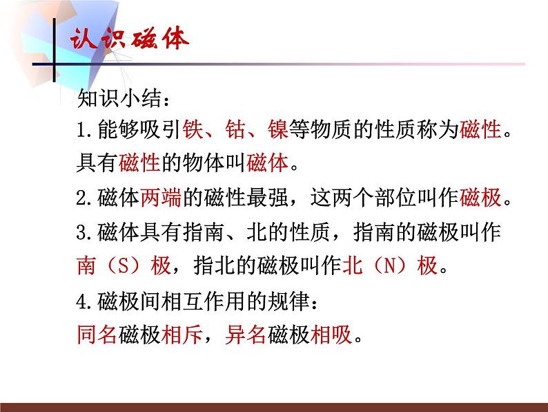 苏科版九年级下册物理 16.1磁体与磁场 课件07