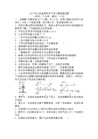 2022年山东省菏泽市中考三模物理试题