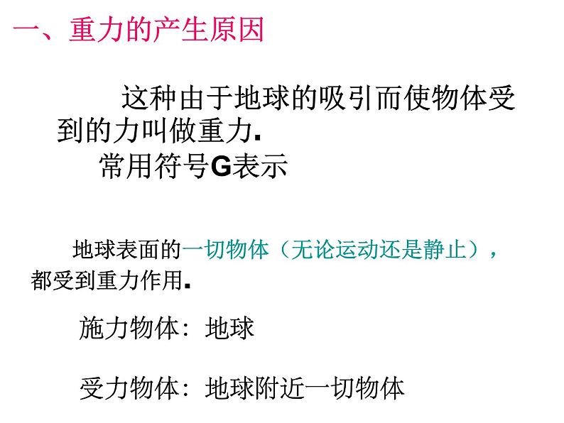 苏科版八年级下册物理 8.2重力 力的示意图 课件03