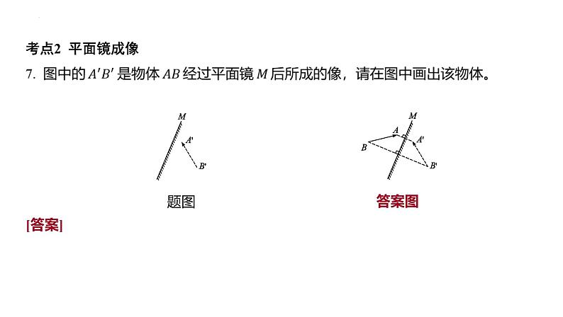 2022年中考物理复习 专题二 光学作图题课件PPT08