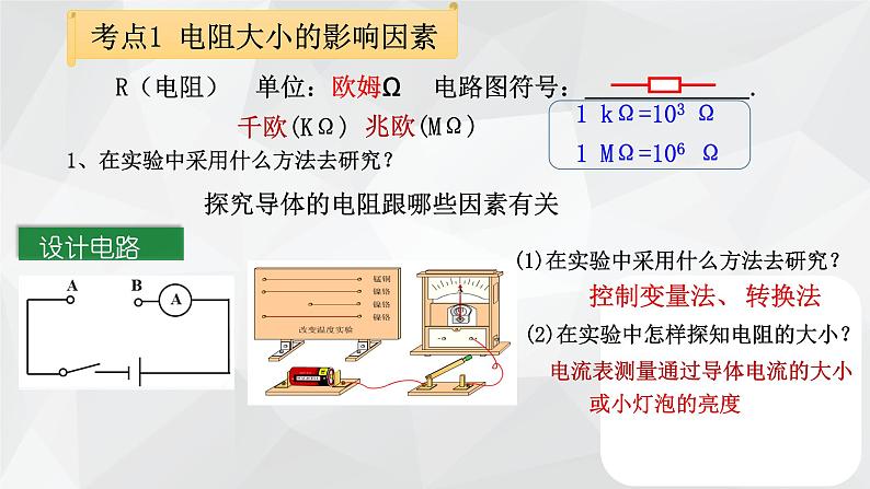 2022年中考物理复习第十四章 探究欧姆定律知识点梳理课件第2页