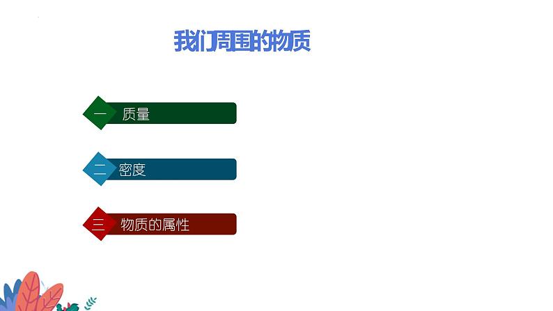 2022年中考物理复习一轮——第五章《我们周围的物质》课件PPT第3页