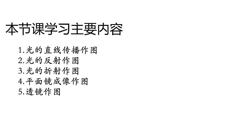 2022年中考物理复习二轮专题课件——光学作图第2页