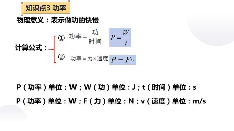 2022年中考物理复习---第十一章 第1课时 机械功、功率 、机械效率课件PPT第5页