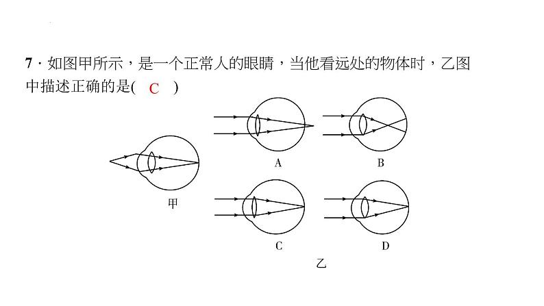 2022年中考物理复习第五章透镜及其应用专题课件PPT08