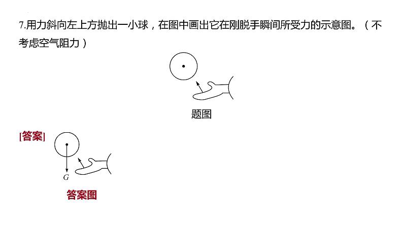 2022年中考物理复习专题二 力学作图题课件PPT第8页