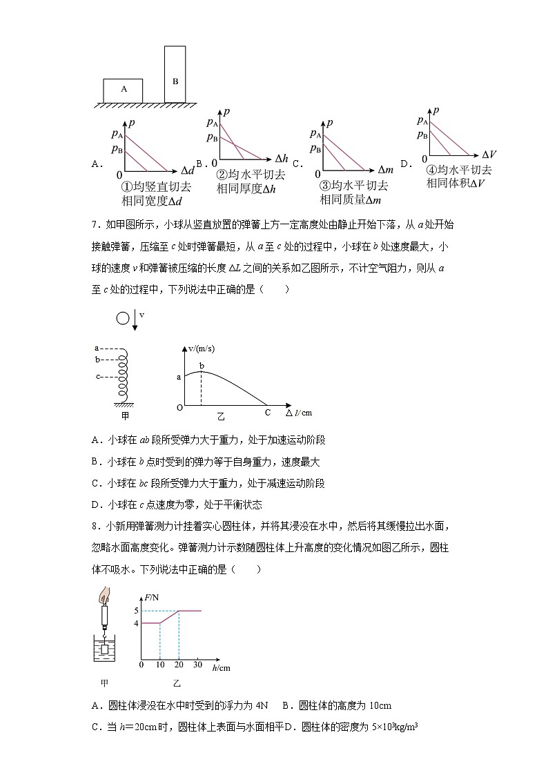 2022年广东省深圳市中考物理模拟试题（二）(word版含答案)第3页