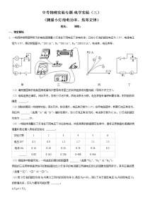 2022年中考物理实验专题-电学实验（三）