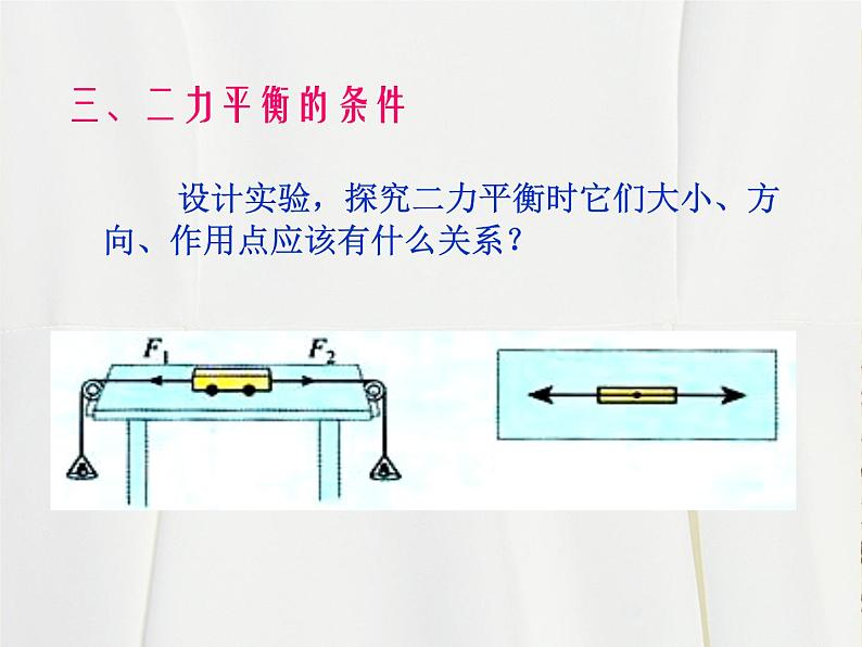 教科版八下物理  8.2 力的平衡 课件05