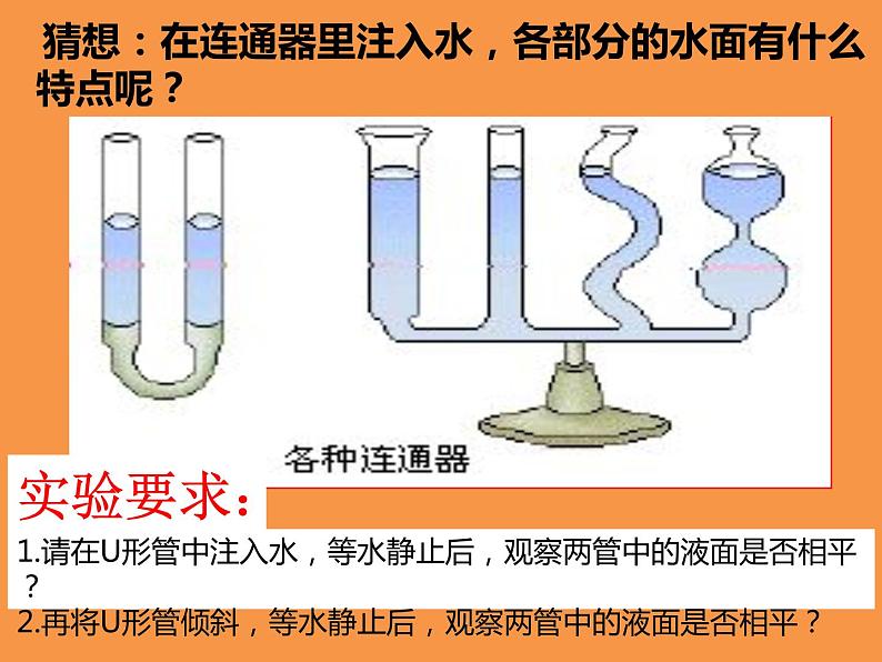 2022年北师大版八年级物理下册第8章第3节连通器课件 (3)第5页