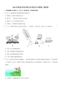 2022年黑龙江省齐齐哈尔市龙沙区中考物理一模试卷（有答案）