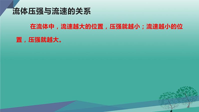 9.4流体压强与流速的关系（课件）2021-2022学年人教版物理八年级下册第7页