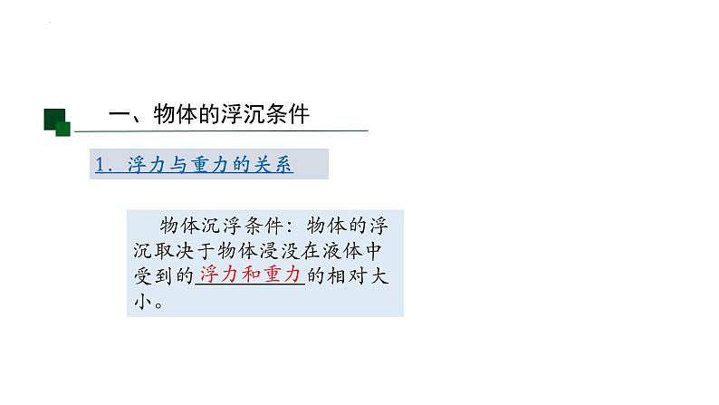 10.3物体的浮沉条件及应用课件：2021-2022学年人教版八年级下册物理第6页