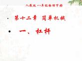 12.1杠杆2020-2021学年人教版物理八年级下册课件PPT