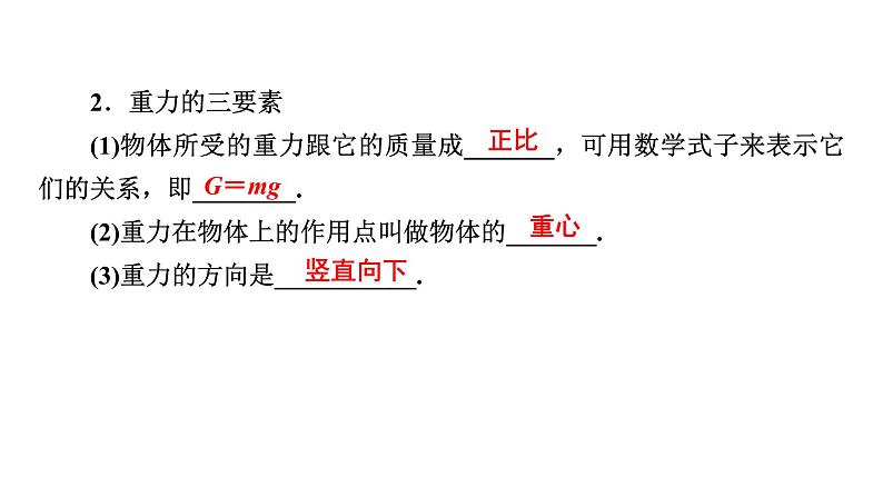 2020-2021学年人教版八年级物理下册7.3重力课件第6页