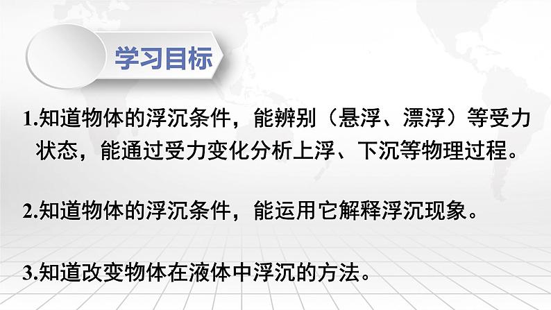 2020-2021学年人教版物理八年级下册-10.3物体的浮沉条件-课件第3页