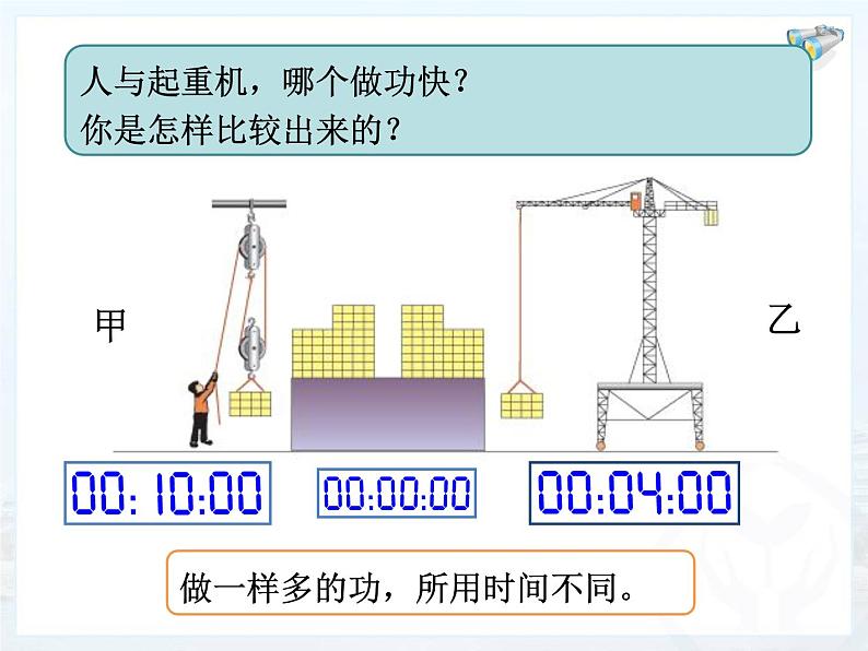 2020－2021学年人教版物理八年级下册11.2功率课件PPT第8页