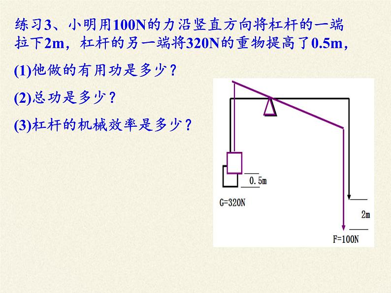 2020-2021学年人教版八年级物理下册课件-12.3　机械效率第3页