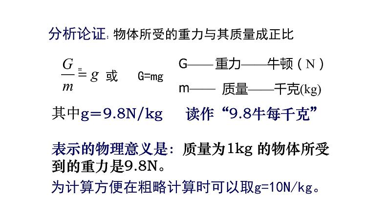 2020－2021学年人教版八年级物理下册教学课件：8.3重力08