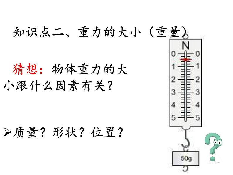 人教版八年级物理下册课件-7.3　重力03