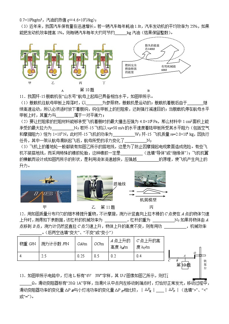 2022年中考物理冲刺压轴题训练三（含答案）第3页