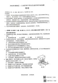 2022年广东省佛山市南海区、三水区初中毕业生适应性学业检测（南海二模）物理试卷（无答案）