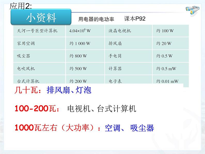 18.2电功率课件2021－2022学年人教版物理九年级全一册第8页