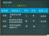 人教版九年级物理全一册17.2欧姆定律课件