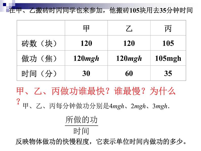 人教版八年级物理下11-2功率（25页）课件PPT06