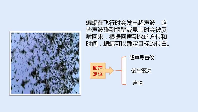 人教版八年级物理上册 2.3声的利用 课件06