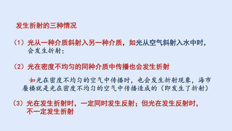 人教版八年级物理上册 4.4 光的折射 课件05