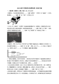 2022年河南省中考物理全优模拟卷(word版含答案)