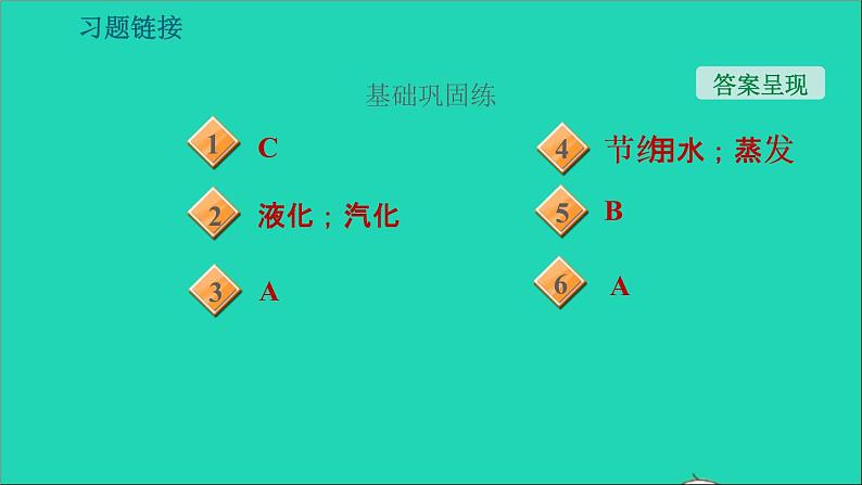 新版粤教沪版八年级物理上册第4章物质的形态及其变化4.5水循环与水资源习题课件03