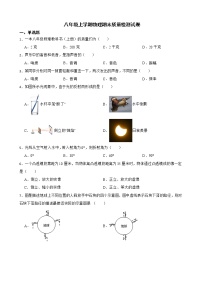 上海市浦东新区多校联考八年级上学期物理期末质量检测试卷及答案