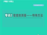 新版粵教滬版八年級物理上冊第5章我們周圍的物質(zhì)高頻考點(diǎn)專訓(xùn)專訓(xùn)2密度的測量__特殊方法習(xí)題課件