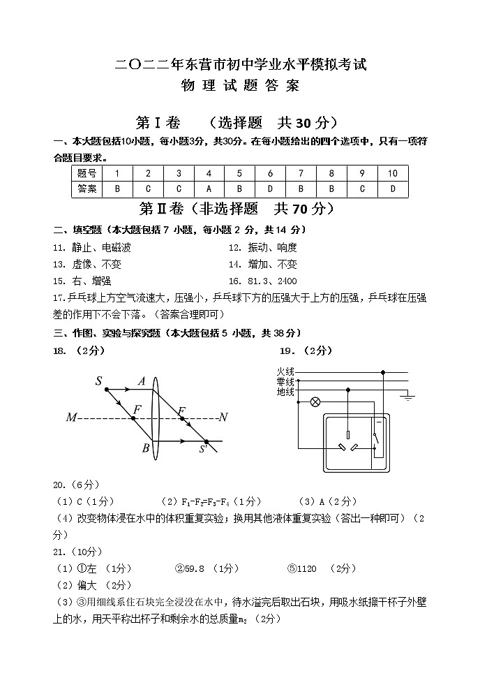 物理答案第1页