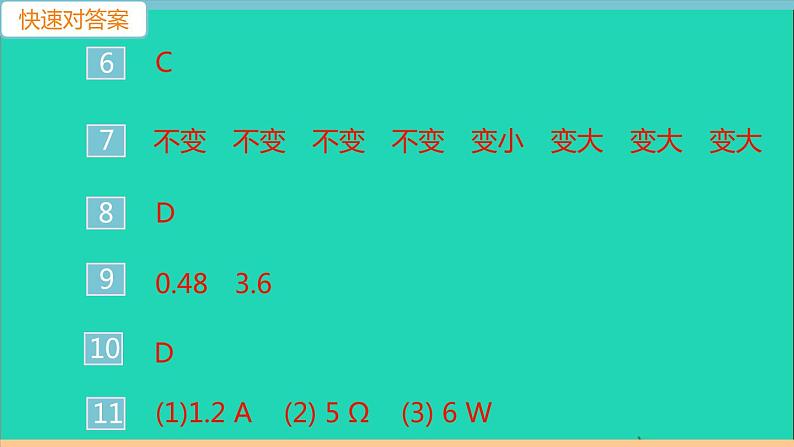 通用版九年级物理全册第十八章电功率专题三动态电路的分析与计算作业课件新版新人教版20210529331第3页