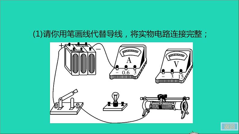 通用版九年级物理全册专项二伏安法实验作业课件新版新人教版2021052939第8页