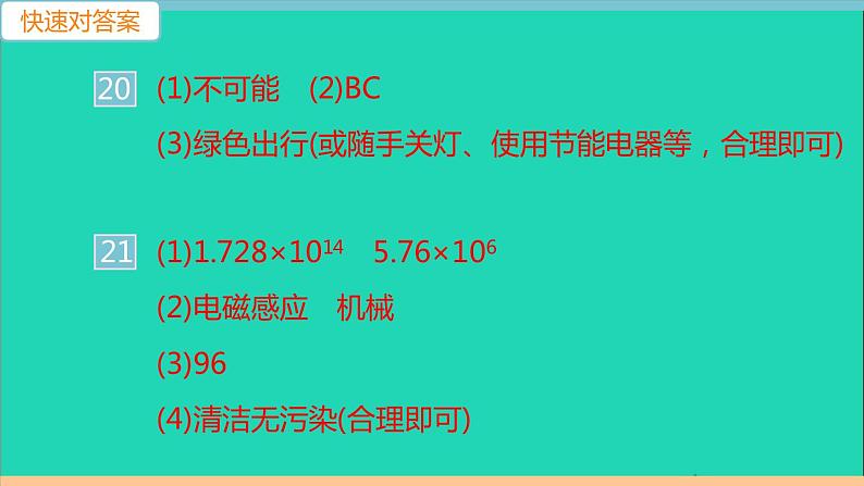 通用版九年级物理全册第二十一二十二章检测卷作业课件新版新人教版20210529366第4页