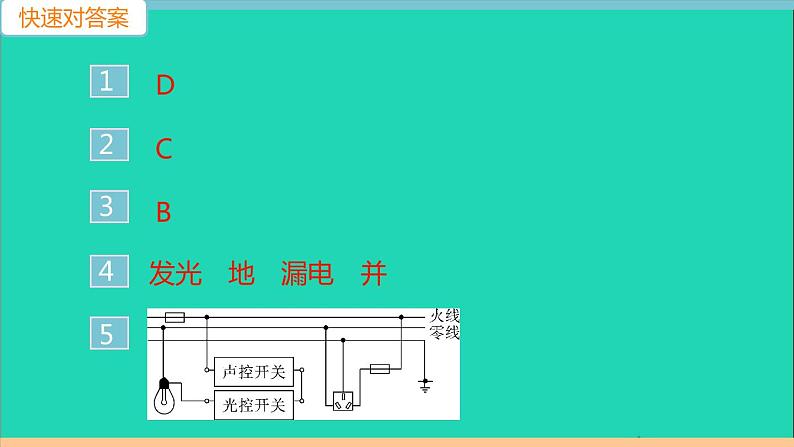 通用版九年级物理全册第十九章生活用电小结与复习作业课件新版新人教版20210529310第2页