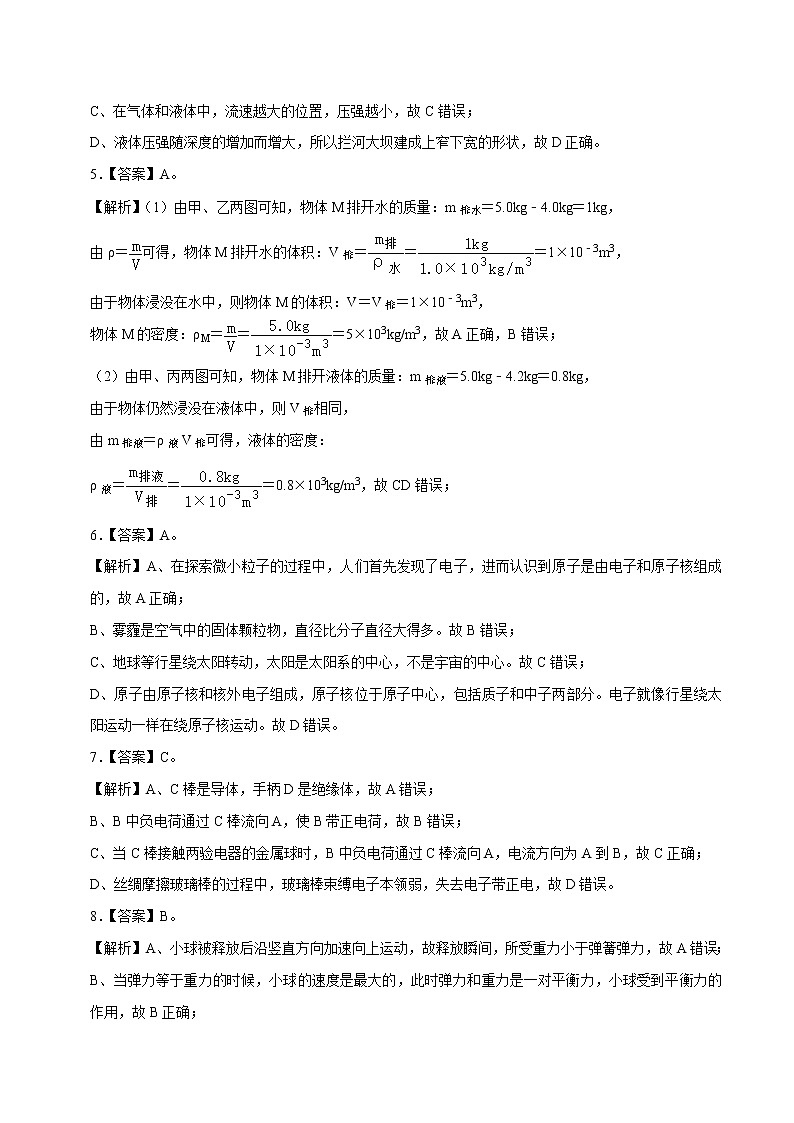 物理-2022年江苏南通中考考前押题密卷（全解全析）第2页