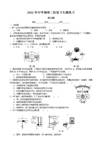 2022年中考物理二轮复习专题练习-电与磁