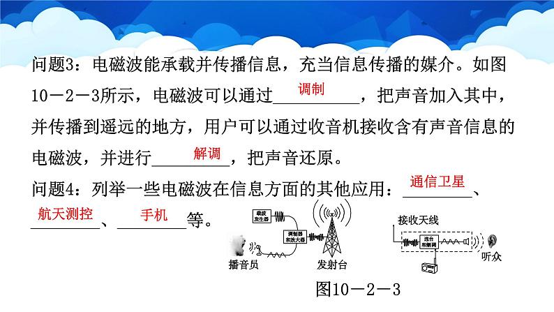 教科版物理九年级下册 第十章 第二节 电磁波的应用 课件08