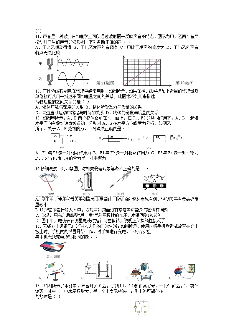 2022年安徽省合肥市中考最后一卷物理试题（含答案）第2页