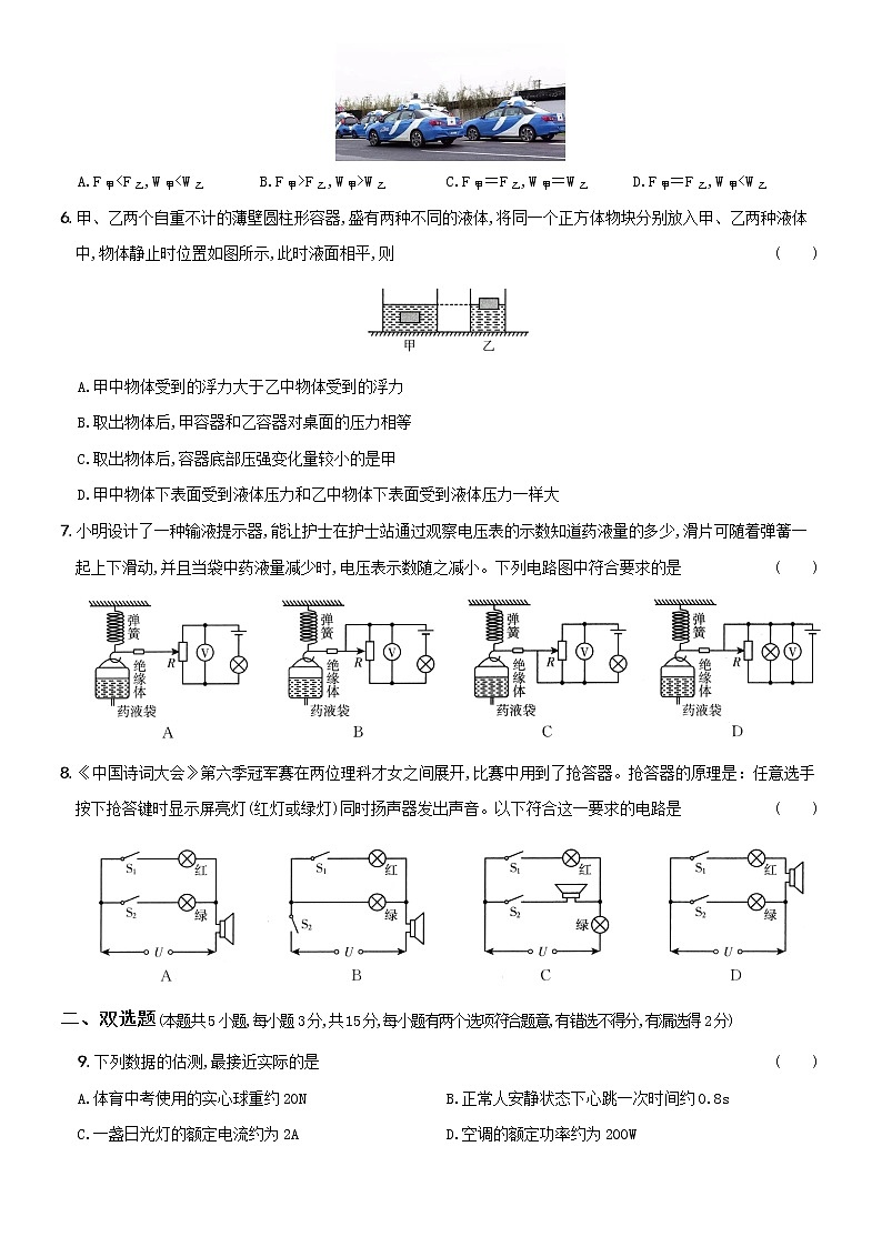 2022年广东省深圳市学业水平测试·物理猜题卷B(word版含答案)第2页