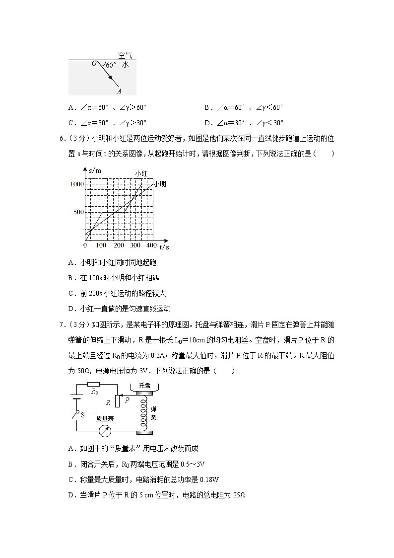 2022年广东省佛山市中考物理考前模拟试题 (word版含答案)第2页