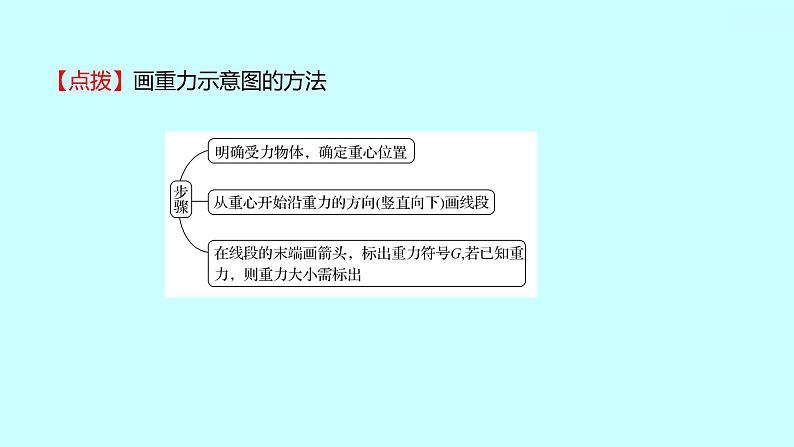 2022广西 人教版 物理 八年级下册 第七章 第3节重力 习题课件(共22张PPT)06