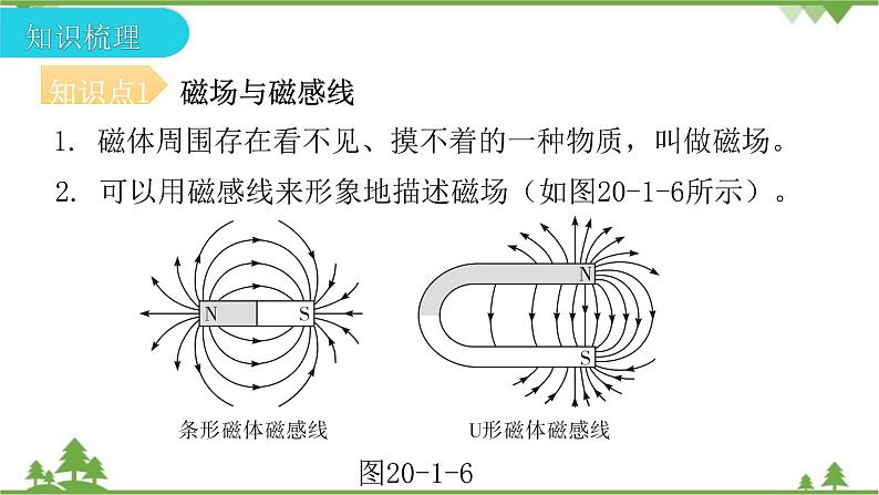 人教版 初中物理九年级全册 第二十章 第1节磁现象磁场第2课时磁场 习题课件(共20张PPT)第4页